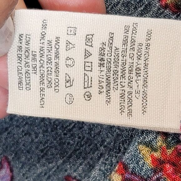 Free people electric orchard green floral mini dress tunic - Picture 4 of 13